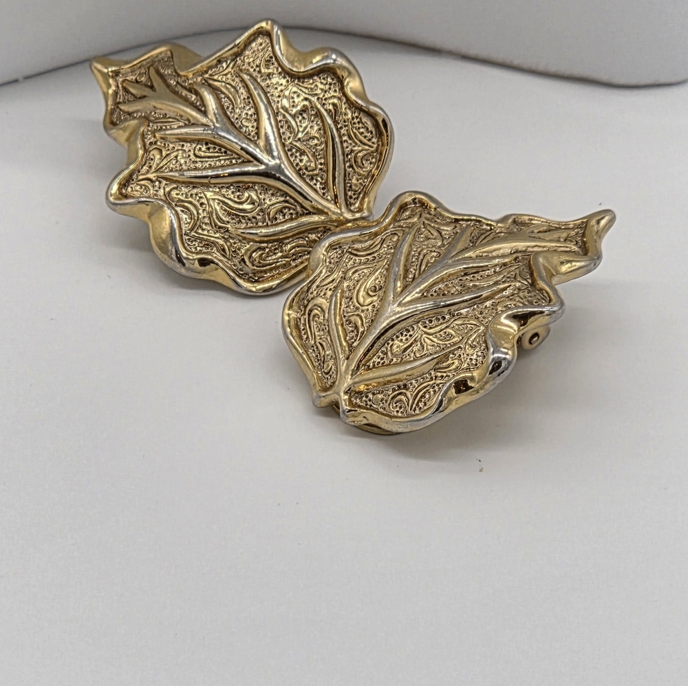 Gold Leaf Earrings